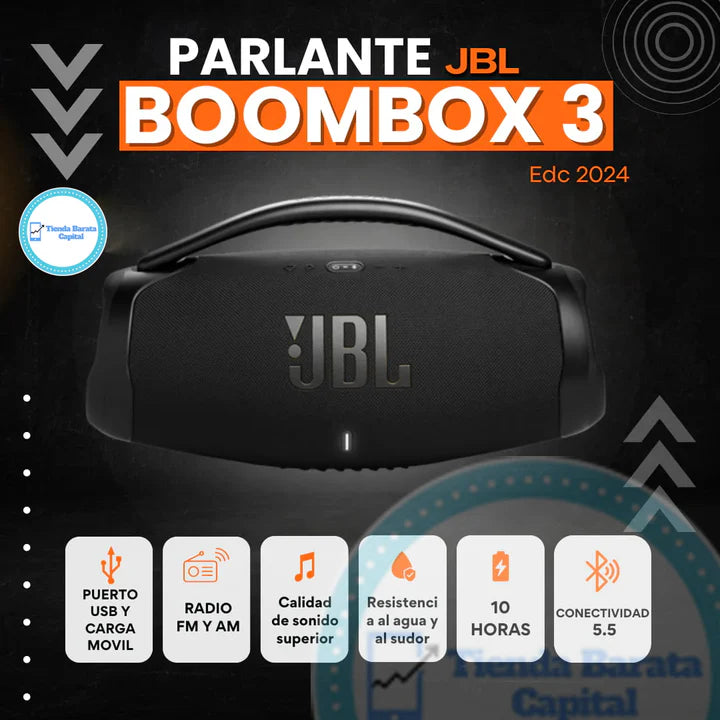 JBL BOOMBOX 3 + POTENTE DEL MERCADO