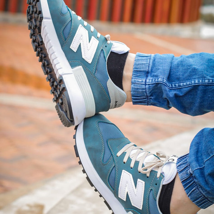 👑Tenis New Balance Unisex Verde Menta Cómodos Moda