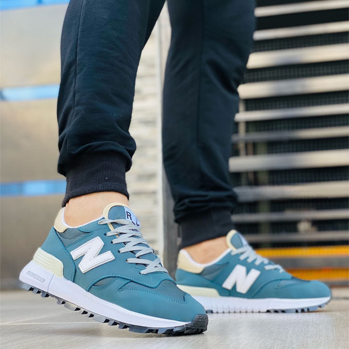 👑Tenis New Balance Unisex Verde Menta Cómodos Moda